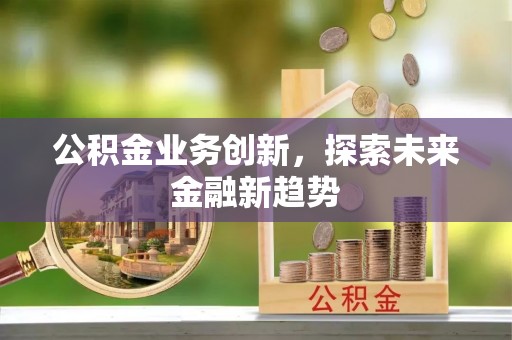 昌宁公积金业务创新，探索未来金融新趋势