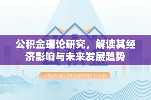 昌宁公积金理论研究，解读其经济影响与未来发展趋势