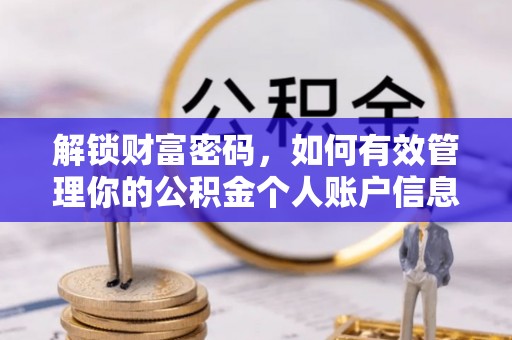 昌宁解锁财富密码，如何有效管理你的公积金个人账户信息